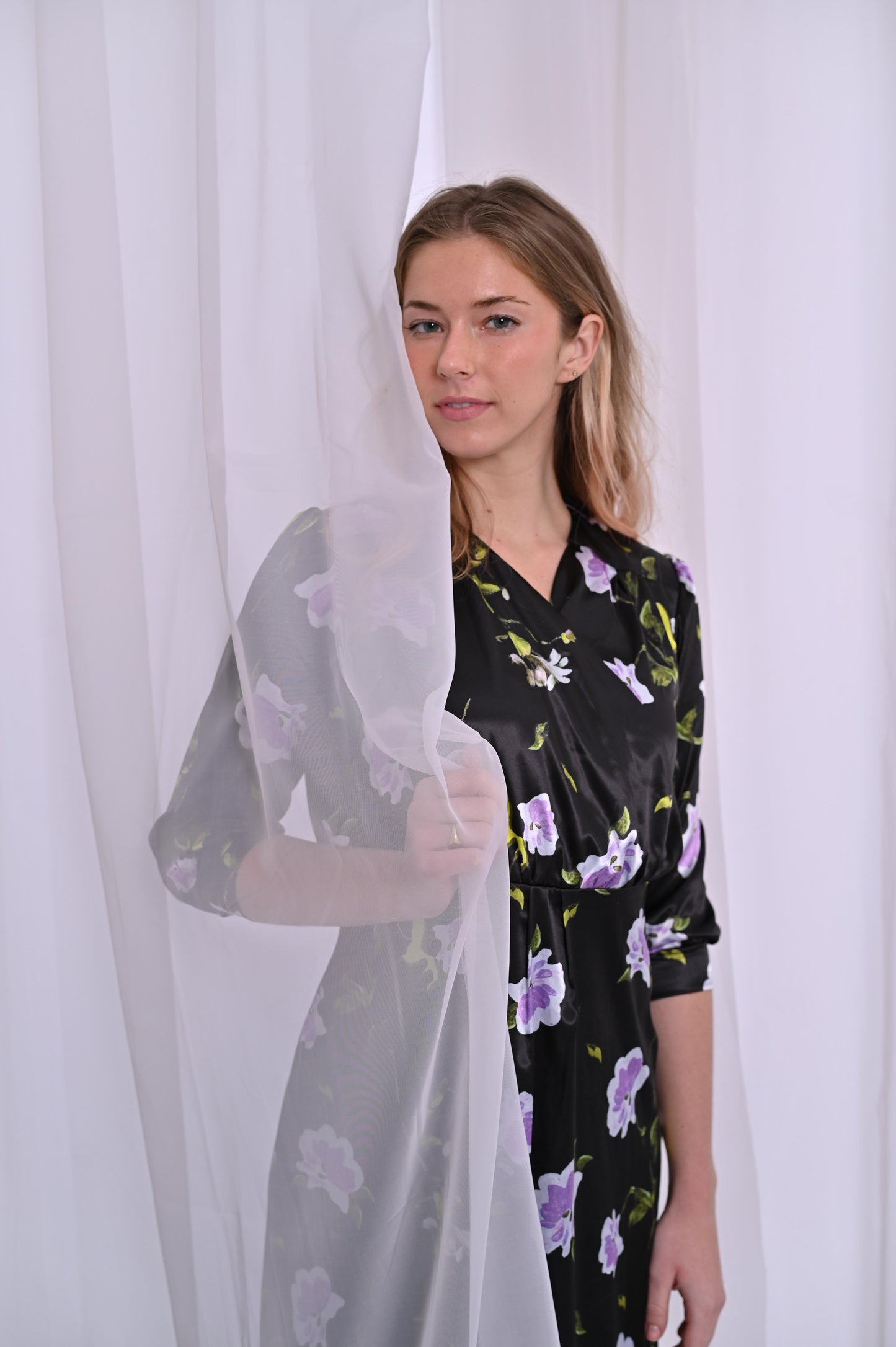 Nova Dress - Lavender Floral