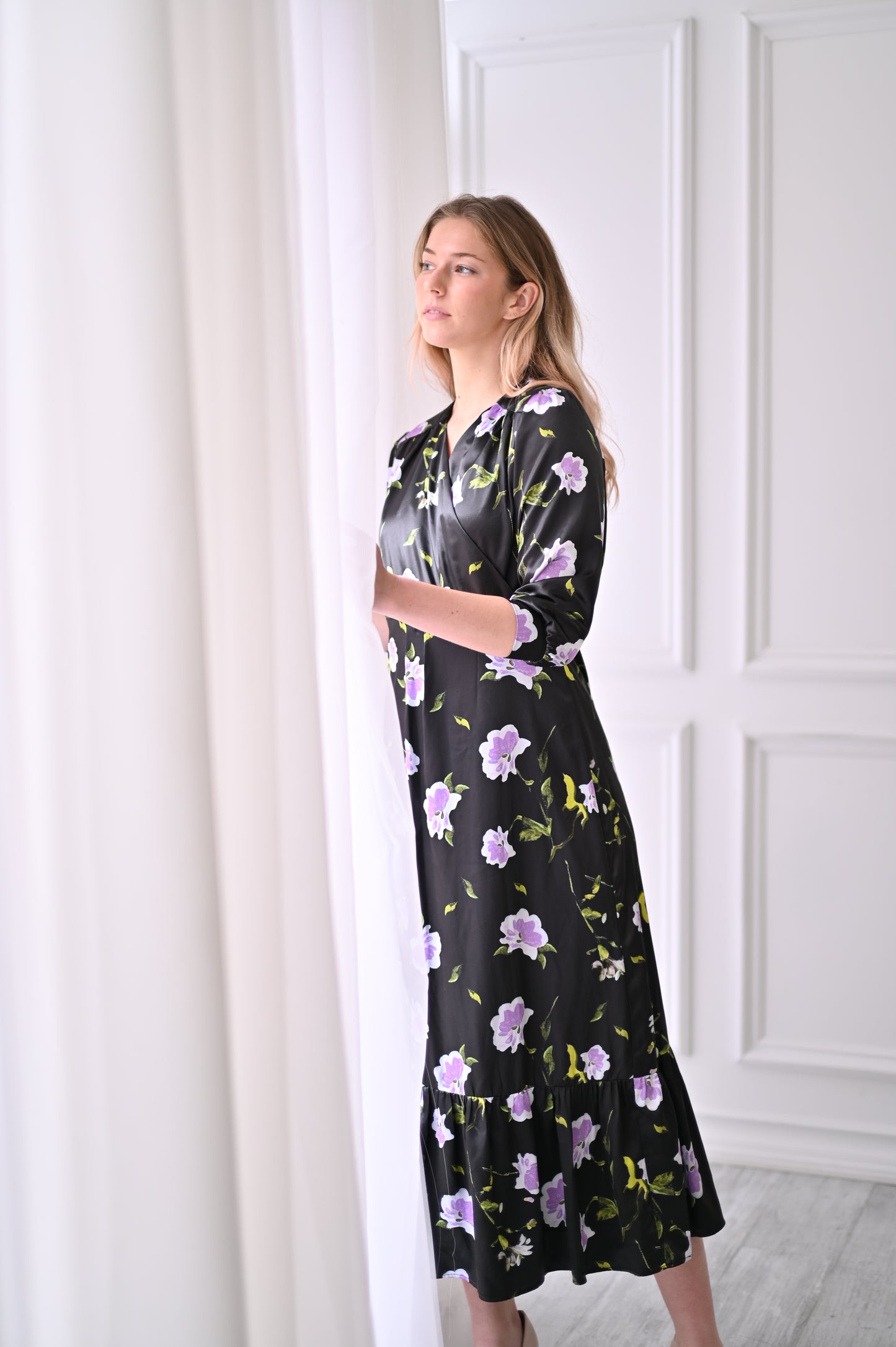 Nova Dress - Lavender Floral