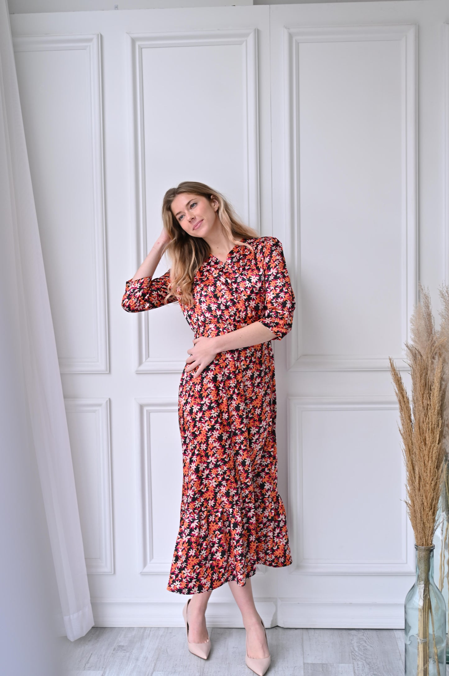 Nova Dress - Crimson Petal