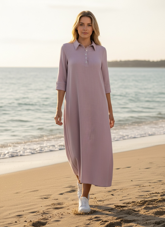 Mia Dress - Mauve