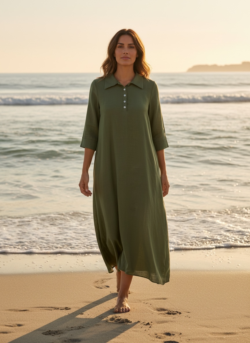 Mia Dress - Olive