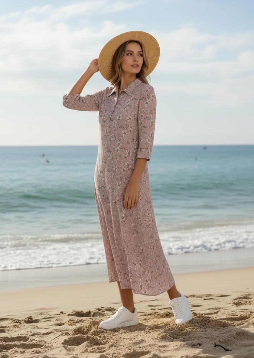 Mia Dress - Pink Floral