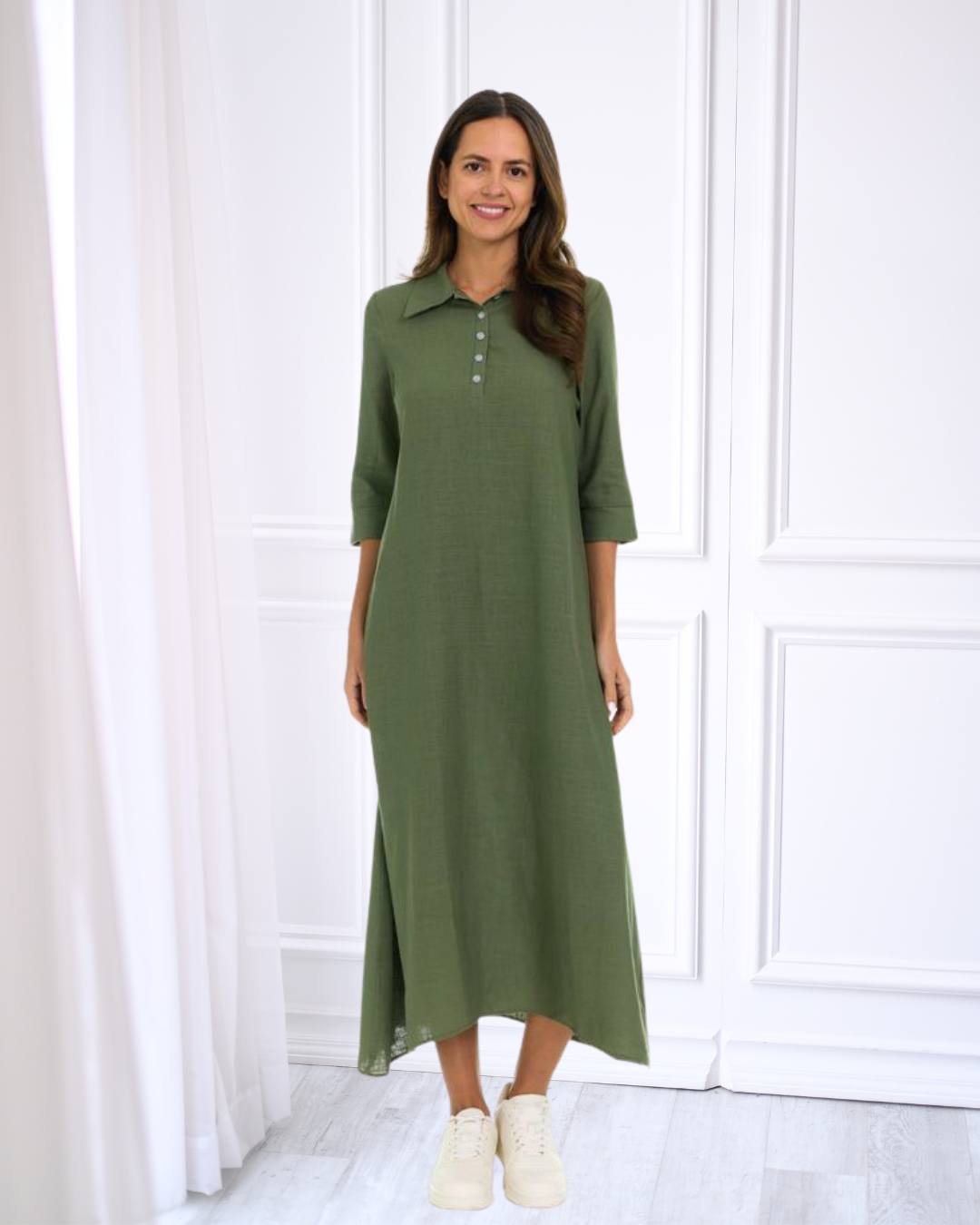 Mia Dress - Olive