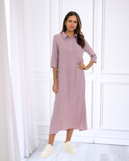 Mia Dress - Mauve